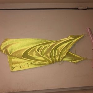 Fashion Nova Dresses - Gorgeous neon yellow dress. Fashion Nova Dresses - Gorgeous neon yellow dress.